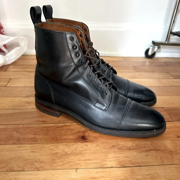 allen edmonds dress boots Allen Edmonds Liverpool Chelsea Dress Boot Black (7522)